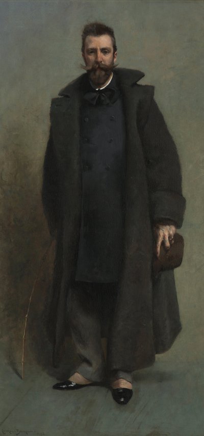 Portrait of William Merritt Chase by James Carroll Beckwith